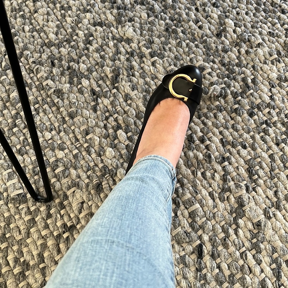 Black Salvatore Ferragamo shoes